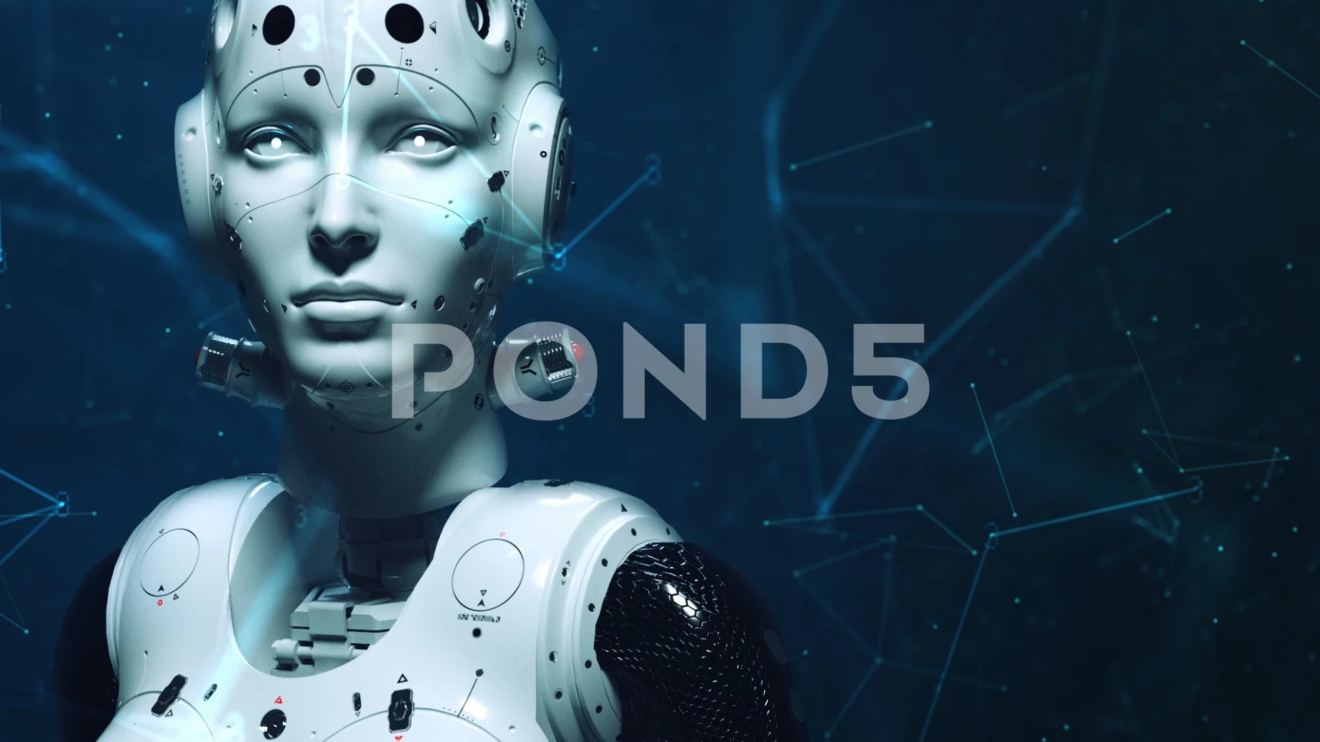 девушка блондинка длинные волосы и робот рисунок нейросети. технологии искусственного интеллекта. чат боты. робот ученый адам. робот человек.