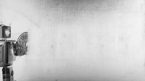 Robot word coding Video stock 115503926