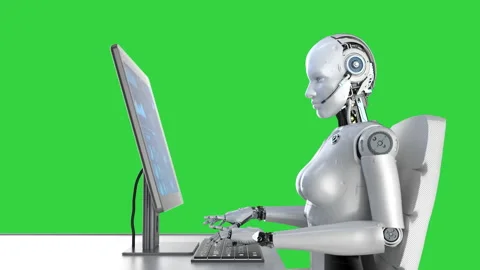 Robot017 Video stock 134992045