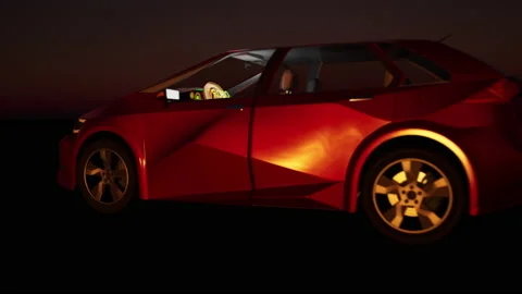 Robotaxi Stock Footage 158540044