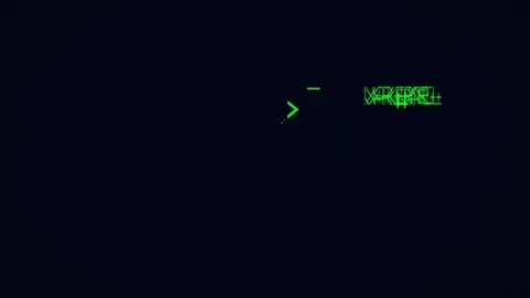 RobotHUD random debug screen blue Stock Footage 101793178