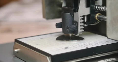 A robotic and automated 3D printer produces the form imposed by the computer. Stock Footage 115129135