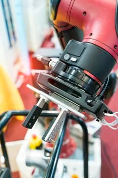 Robotic and Automation system control application on automate robot arm in sm Stock-Fotos