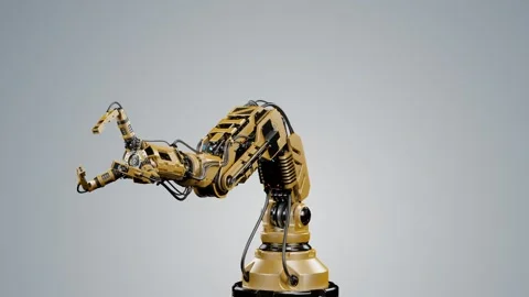 ROBOTIC ARM 2 BRIGHT Video stock 255945619