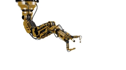 ROBOTIC ARM-2 Moving Stock Footage 255945666