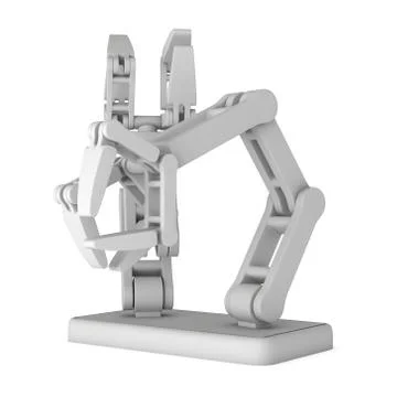 Robotic arm 3d Иллюстрация