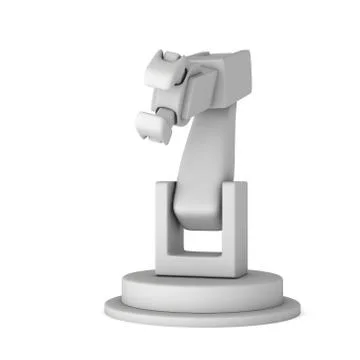 Robotic arm 3d Ilustración de archivo