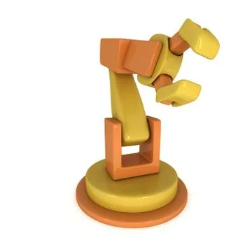Robotic arm 3d イラスト素材