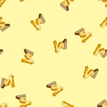 Robotic arm ai integration isometric icon seamless pattern Stock Illustration