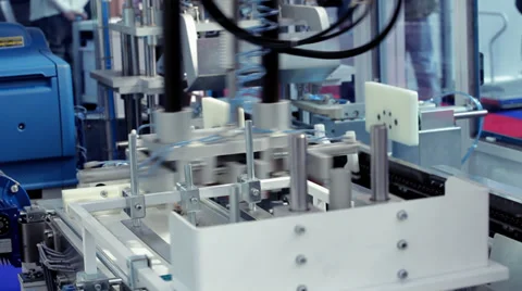 Robotic arm - automatization Stock Footage 35849465