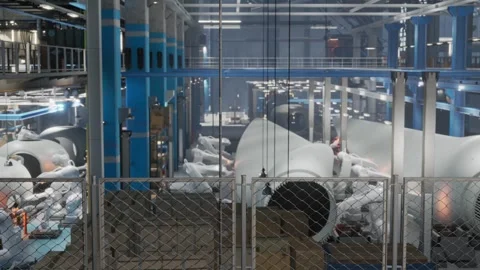 Robotic Arm Built an Electricity Producing Wind Turbine Video stock 269720076