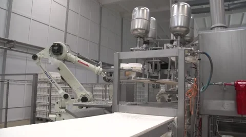 The robotic arm cheese.MTS Stock Footage 58598495