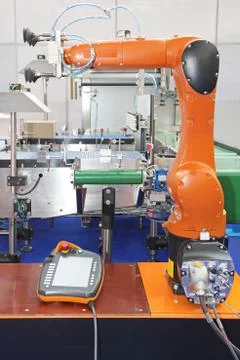 Robotic Arm Control Stock-Fotos