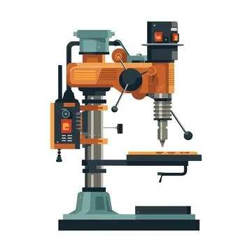 Robotic arm in factory using technology for automated machinery 스톡 일러스트
