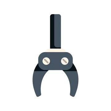 Robotic arm gripper holding using artificial intelligence technology 스톡 일러스트