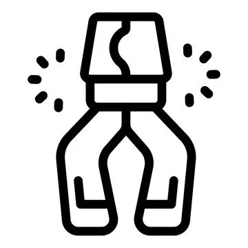 Robotic arm holding a chip for semiconductor production line Stock Illustration
