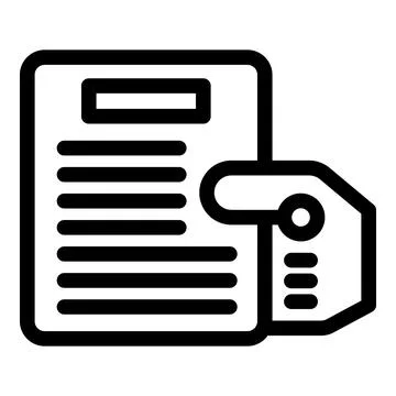 Robotic arm holding document representing automation in document processing Stock Illustration