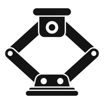 Robotic arm holding object with camera vision system 스톡 일러스트
