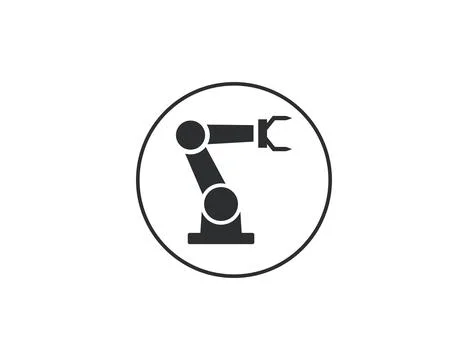Robotic arm icon. Vector illustration. Stock-Illustration