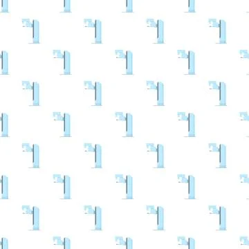 Robotic arm pattern for industrial automation background Stock Illustration