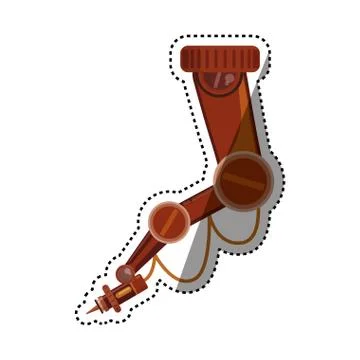 Robotic arm technology イラスト素材