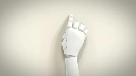 Robotic Arm Touchscreen Gestures – Pan/Drag Stock Footage 10818077