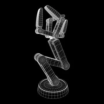 Robotic arm vector Stock Illustration