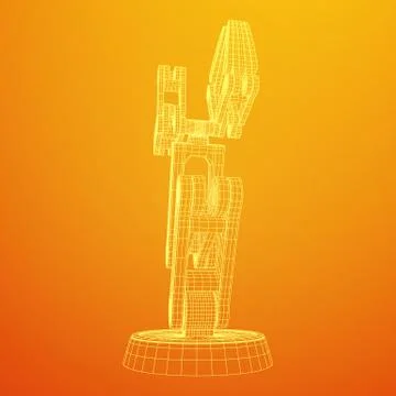 Robotic arm vector Stock Illustration