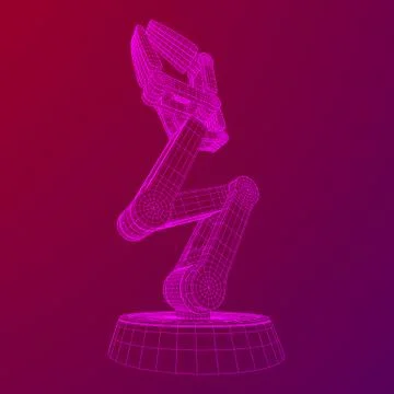 Robotic arm vector Stock Illustration