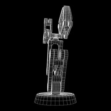 Robotic arm vector Stock Illustration