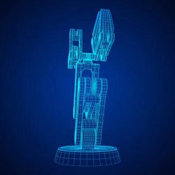 Robotic arm vector Stock Illustration