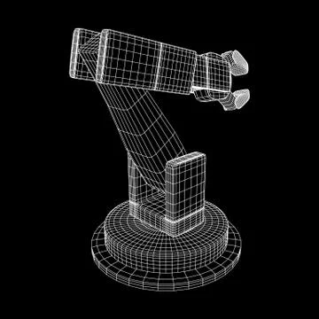 Robotic arm vector Stock-Illustration
