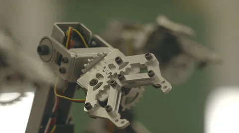 Robotic Arms Executing a series of movements Video stock 64354442