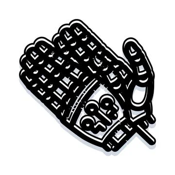 Robotic bionic hand displaying mechanical innovation concept Stockillustratie