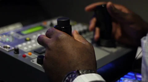 Robotic Camera Operation - Side shot Stock Footage 34130557