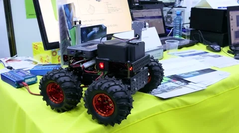 Robotic Car Stock-Footage 58686799