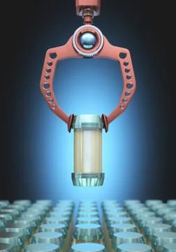 Robotic Choosing Stock-Illustration