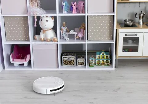 Robotic cleaner technology Stock Photos