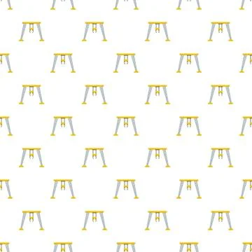 Robotic crane pattern seamless イラスト素材