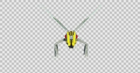 Robotic Drone Wasp Flying Forwards Slow Motion Vidéo 63257569