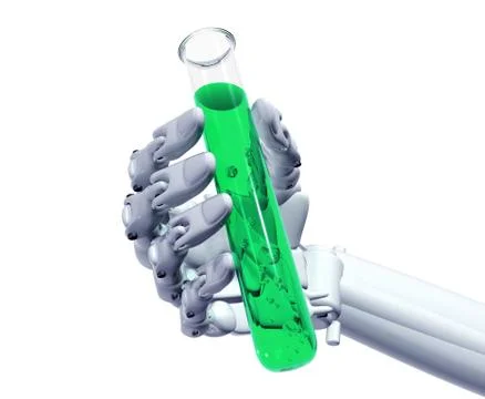 Robotic experiment Stock Illustration