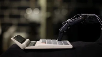 Robotic Finger Stockbeeldmateriaal 86033184