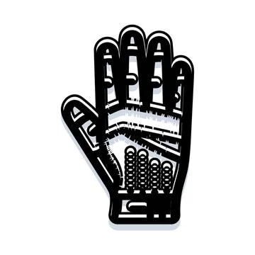 Robotic hand illustrating artificial intelligence and technology concept Illustrazione stock