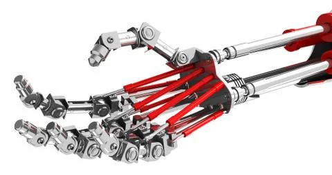 The robotic hand Stock Illustration