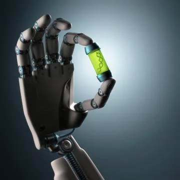 Robotic hand, illustration Stock Illustration