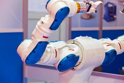 Robotic machine tool Stock Photos