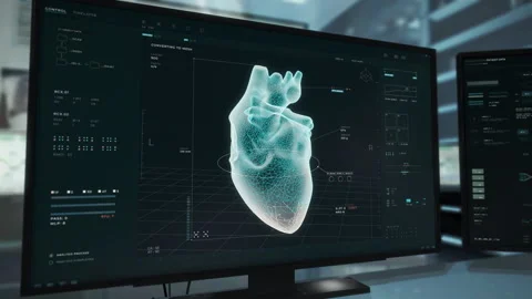 Robotic organ production tech is creating a realistic duplicate of the heart Stock Footage 179640605