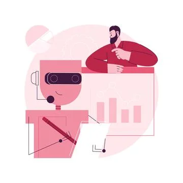 Robotic process automation abstract concept vector illustration. 스톡 일러스트