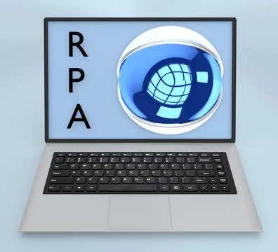 Robotic Process Automation concept Stock Illustration