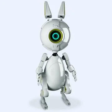 Robotic rabbit Stock Illustration
